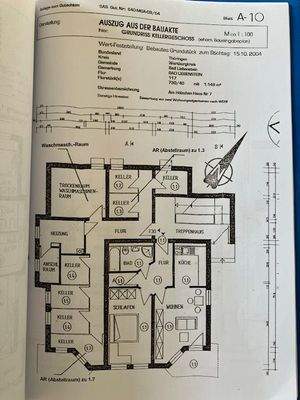 Grundriss Keller Whg.1.3