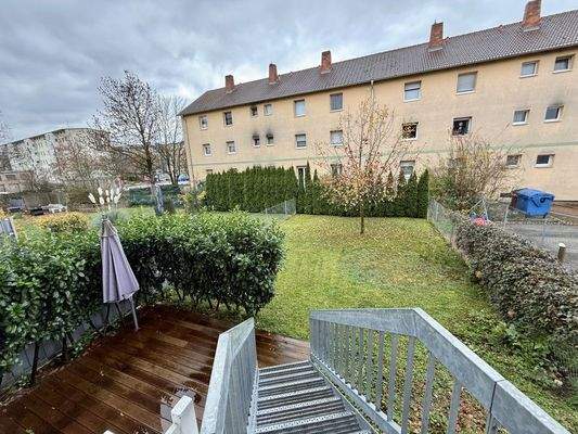 Terrasse und Garten Ansicht 2