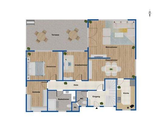 Grundriss - Erdgeschoss