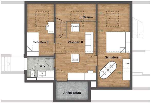 Grundriss Obergeschoss