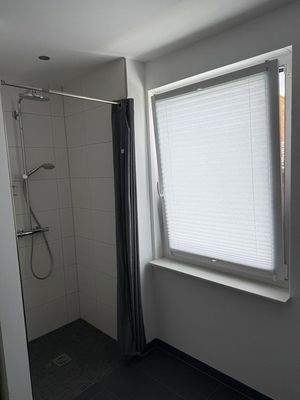 Dusche im Bad Obergeschoß