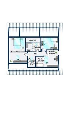 Grundriss Obergeschoss