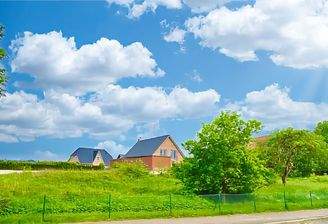 Baugrundstück mit Blick in Richtung Südwesten