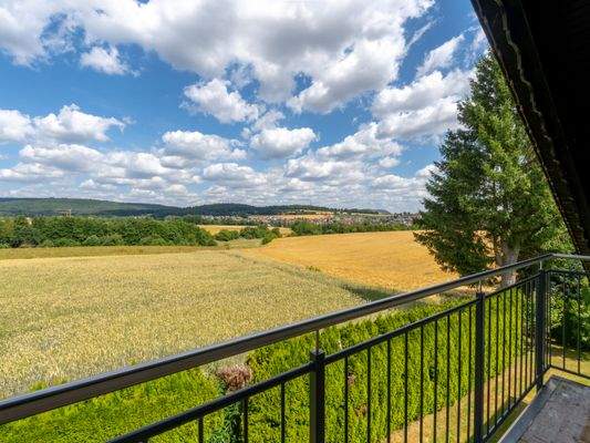 Ausblick vom Balkon DG