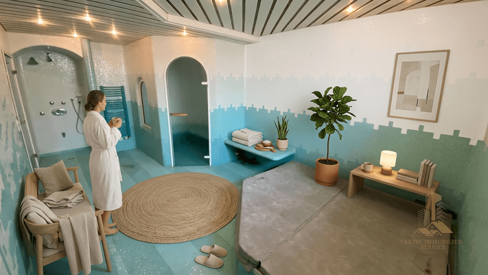 Wellness-Bad "visualisiert"