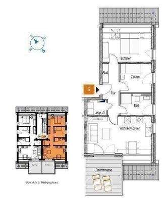 Grundriss Wohnung 5 – Brookgang 46 