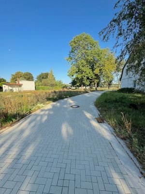 Zufahrt über neue Anliegerstraße