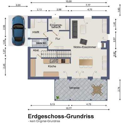 Erdgeschoss-Grundriss