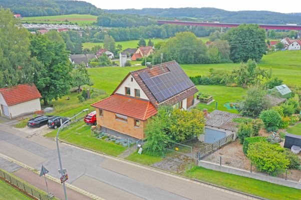 Einfahrt, Eingang - Blick nach Süden