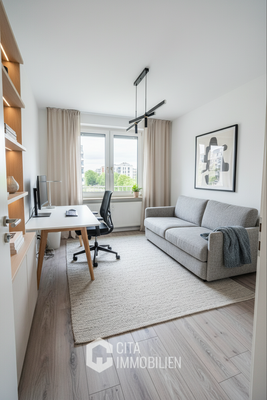 Arbeitszimmer Visualisierung