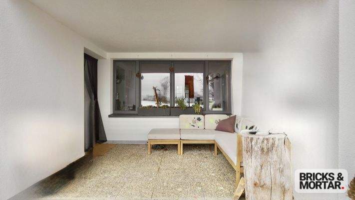 überdachte Terrasse