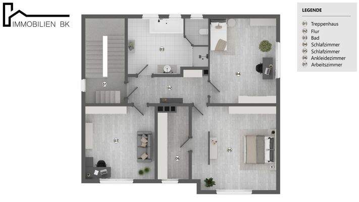 Grundriss Obergeschoss