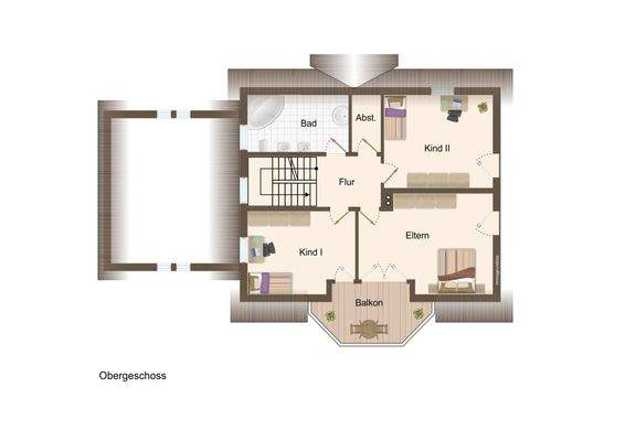 Grundriss Obergeschoss