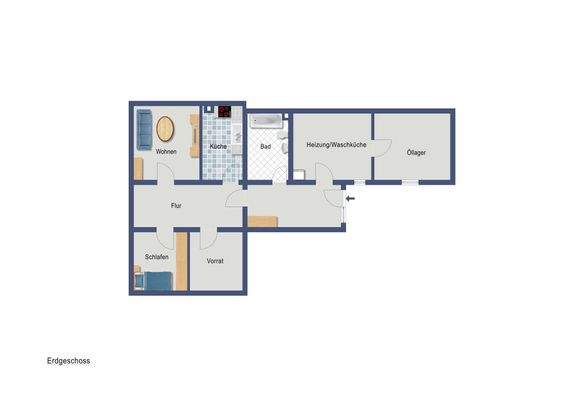 Grundriss Erdgeschoss