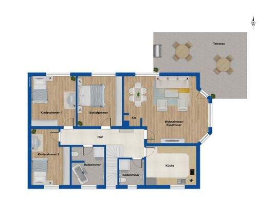 Grundriss Obergeschoss