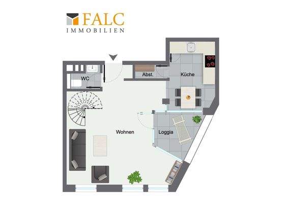 Maisonette Wohnung (Unten)