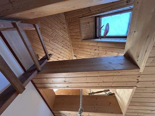 Blick in den Spitzboden