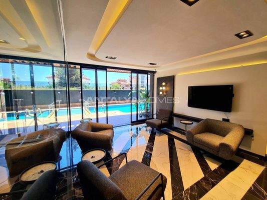 City-View Flats in a Complex near Amenities in Alanya Antalya