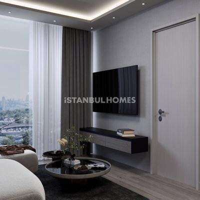 Flats in a Complex with Security in Kagithane Istanbul