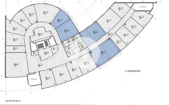 2. Obergeschoss mit ca. 857 m²