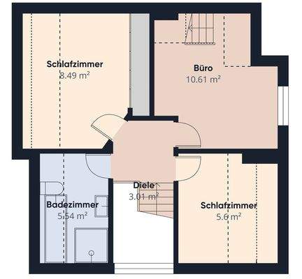 S&P | Grundriss Obergeschoss