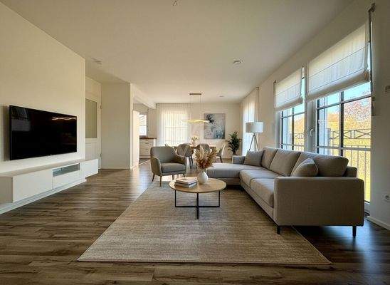 KI-Homestaging Wohn-/Essraum