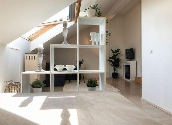 Blick in den Wohnbereich