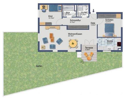 Ausschnitt Grundriss