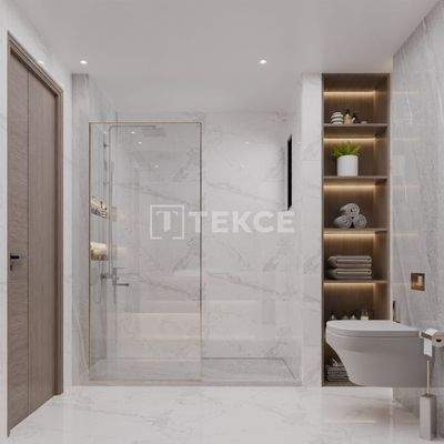 Furnished Flats in Yıldızlı Akcaabat with Sea View