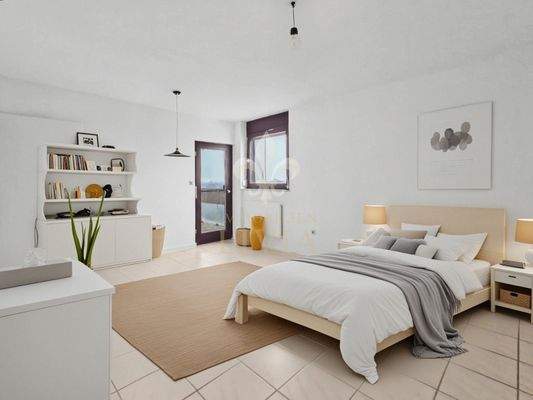 Schlafzimmer - Digitales Staging