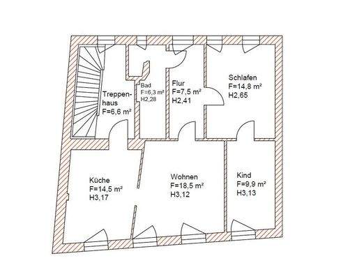 Grundriss 2.Obergeschoss