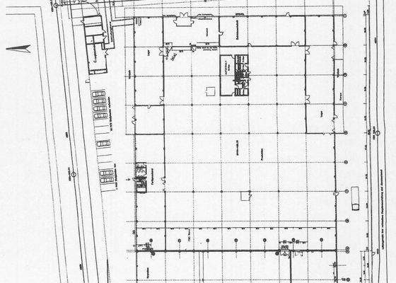 Grundriss Hallenfläche