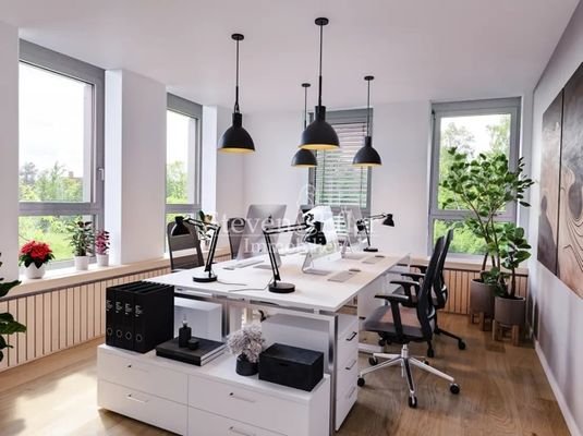 Visualisierung Büro