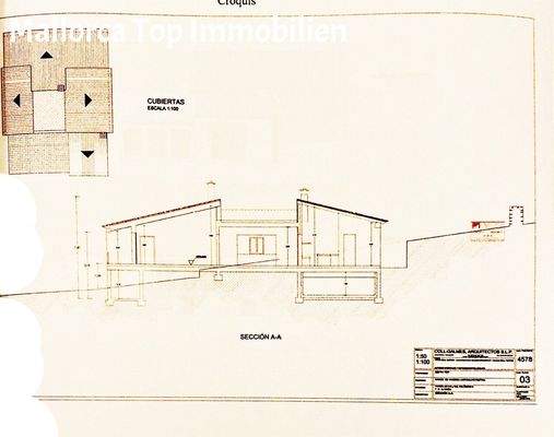Baugrundstück mit Projekt