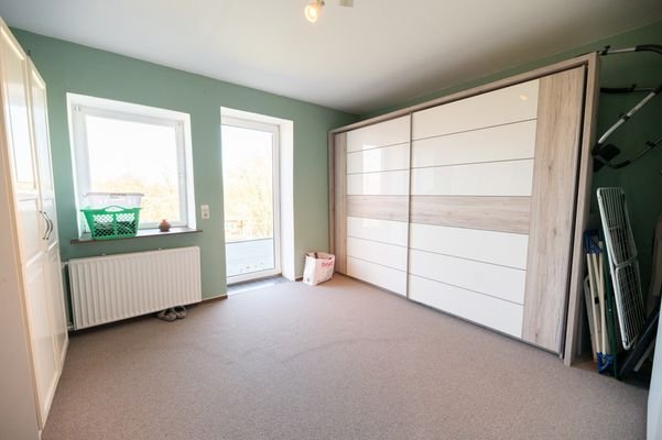 Ankleidebereich im Schlafzimmer