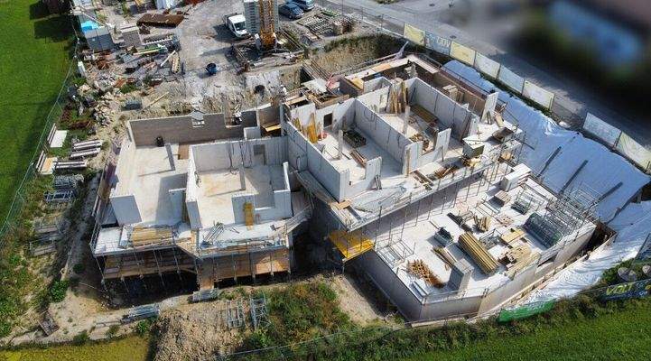 Baustellenfoto Drohne