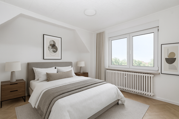 Visualisierung Schlafzimmer (KI)