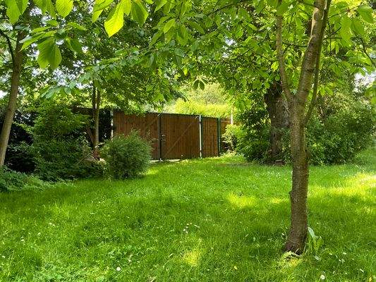 Separater Zugang/Zufahrt zum Garten