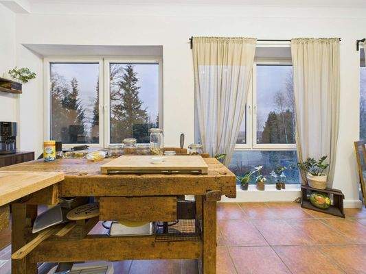 Blick aus der Küche