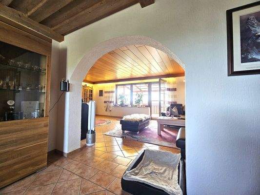 Blick in den Wohnbereich