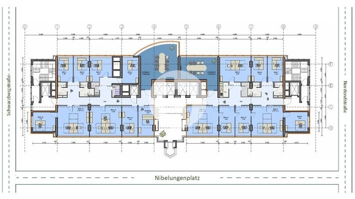 23. Obergeschoss mit 630 m²
