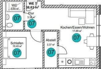 Grunriss Whg. 07
