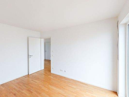 Schlafzimmer mit Dachterrassenzugang