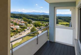 Aussicht vom Balkon