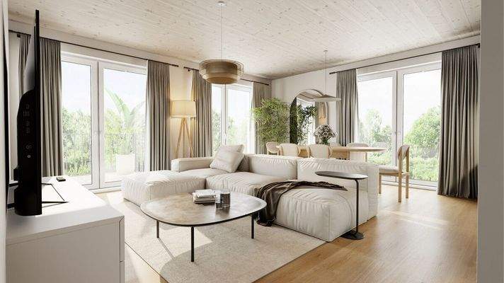 Visualisierung Wohnzimmer