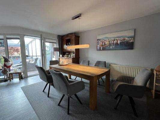 Essplatz im Wohnzimmer