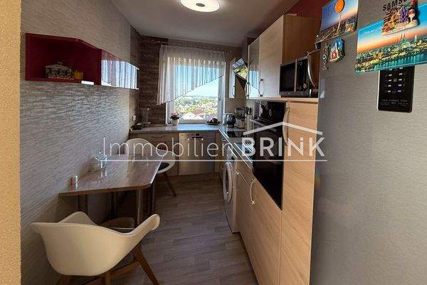 Küche mit wunderschöner Aussicht