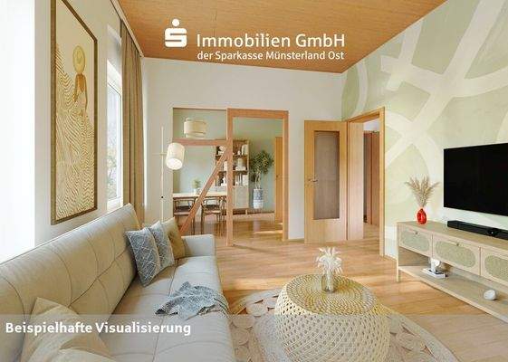 Wohn- und Essbereich im Obergeschoss