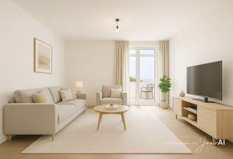 Wohnzimmer AI Staging