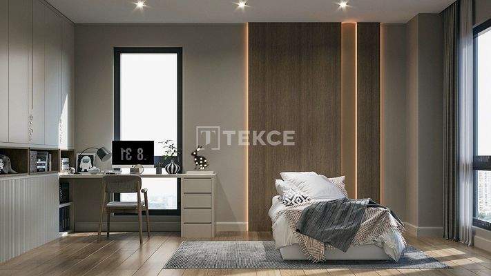 Apartments in a Complex with a Pool Near Antalya Airport